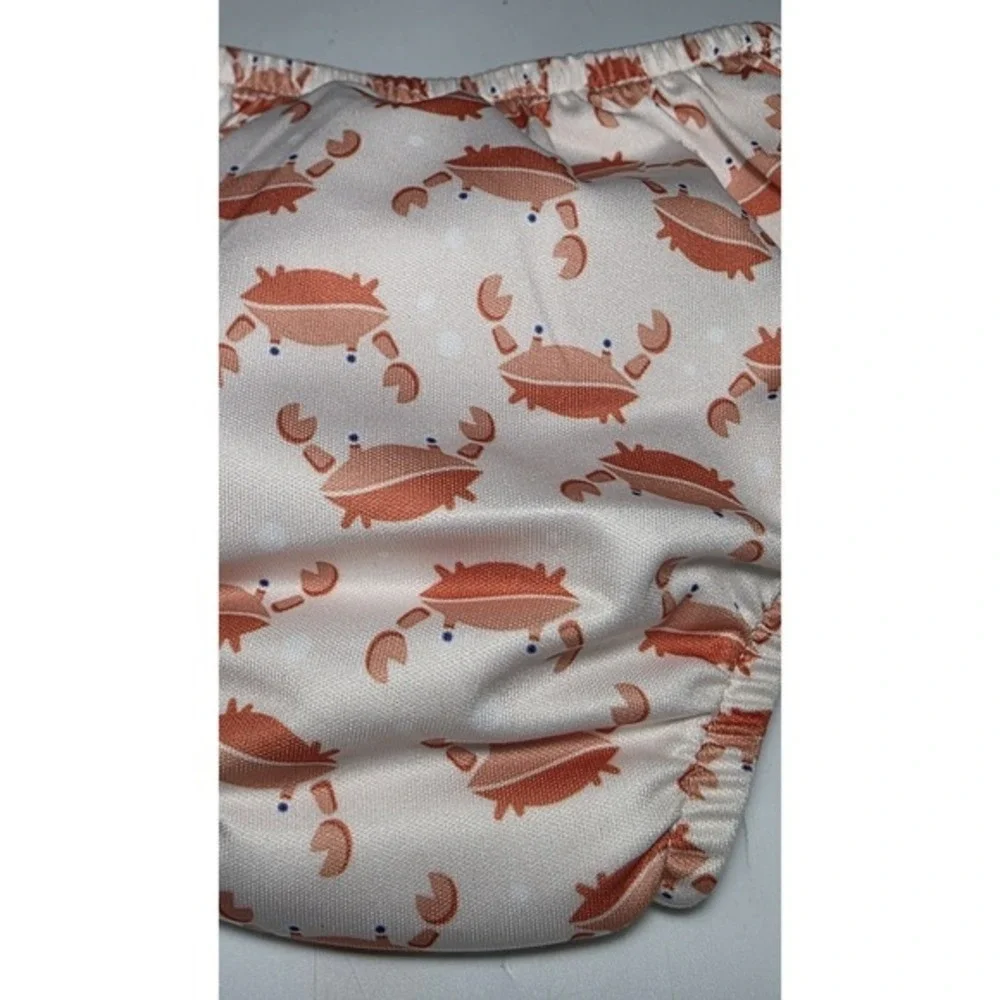 Green Sprouts Eco Pull Up Reusable Crab Swim Diaper 6 Months‎ 14-18lbs UPF